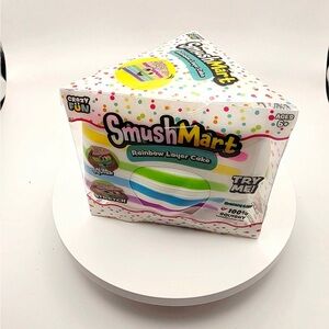 Rainbow Layer Cake Squishy Toy - Multi-Color Viral TikTok! RARE!